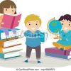 Buch, Kinder. Kinder, Buecher, Lesende , Abbildung. | Canstock ganzes Lesende Kinder Bilder