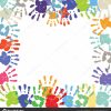 Bunte Handabdrücke Für Kinder — Stockvektor © Scusi0-9 #134298216 in Kinder Bild Handabdruck