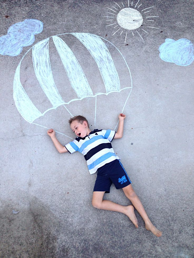 Chalk Drawing Photography Kids Craft Outdoor Fun | Kreide Fotos über Fotoideen Kinder