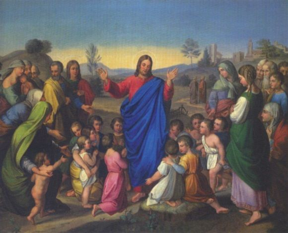 Christus Segnet Die Kinder By Johann Friedrich Overbeck | Global Art bei Jesus Segnet Die Kinder Bilder