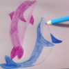 Delfine Malen Für Kinder - How To Draw Dolphins For Children - Как ganzes Kinder Bilder Malen Einfach,