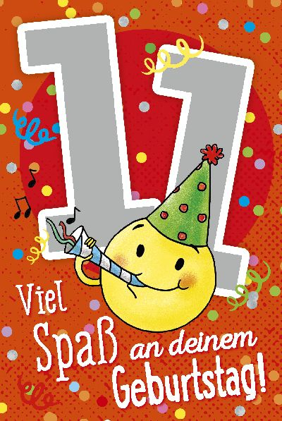 Depesche Geburtstagskarte 11.Geburtstag Mit Musik | Geschenkewunderland für Zum Geburtstag Für Kinder Bilder