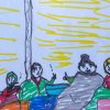 Der Krieg - Die Flucht - Deutschland | Flüchtlingskinder Malen bei Wie Nehmen Kinder Bilder Wahr