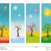 Die Vier Jahreszeiten, Stock Abbildung. Illustration Von Grün - 39416488 in 4 Jahreszeiten Für Kinder Bilder