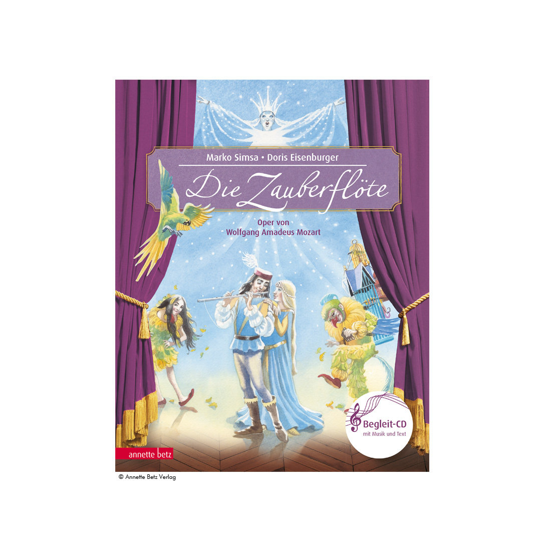 Die Zauberflöte Bilderbuch Mit Musik | Isbn 978-3-219-11744-8 bestimmt für Bilderbuch Kinder 6 Jahre