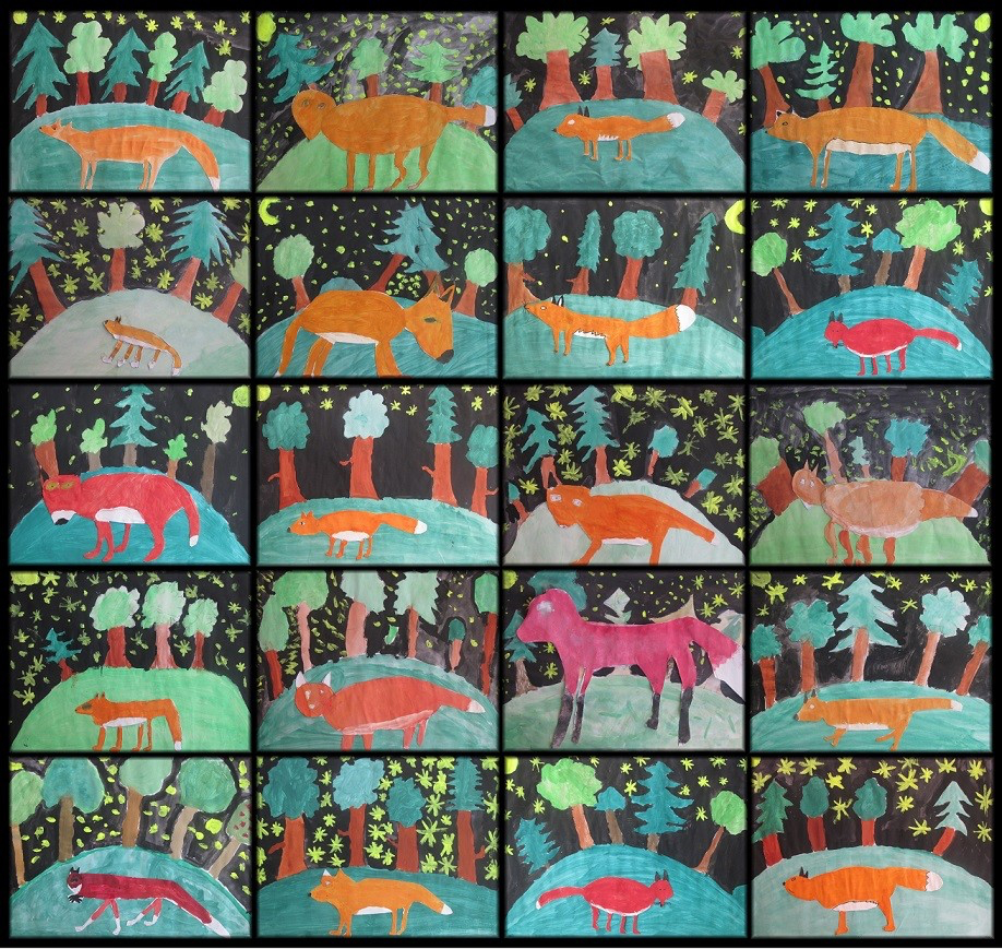 Einige Arbeitsergebnisse Aus Dem Kunstunterricht - Schule Am Lindenberg innen Kinder Bilder Collage