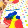 Fingerfarben Für Kinder Ohne Sauerei | Fingerfarben, Malen Baby Und bei Kinderbilder Zu Büchern Binden