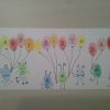 Fingerstempeln Geburtstagskarte Fingerprints Happy Birthday Card über Fingerabdrücke Kinder Bilder