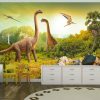 Fototapete Dinosaurier Vlies Tapete Für Kinder Wandbilder Wandtapete bei Kinder Bild Dinosaurier