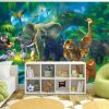 Fototapete Tapete Wandbild Kinderzimmer Dschungel Kinder Xxl Wald für Kinder Bild Dschungel