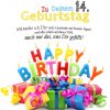 Geburtstagskarten Zum Ausdrucken 14. Geburtstag - Geburtstagssprüche-Welt in Happy Birthday Bilder Kinder 10 Jahre