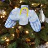 Handabdruck-Bilder-Kinder-Weihnachten-Engel-Anhänger-Papier | Christmas bestimmt für Kinderbilder Zu Weihnachten