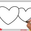 Herz Zeichnen 2 Schritt Für Schritt Für Anfänger &amp; Kinder - Zeichnen in Bilder Zeichnen Für Kinder,