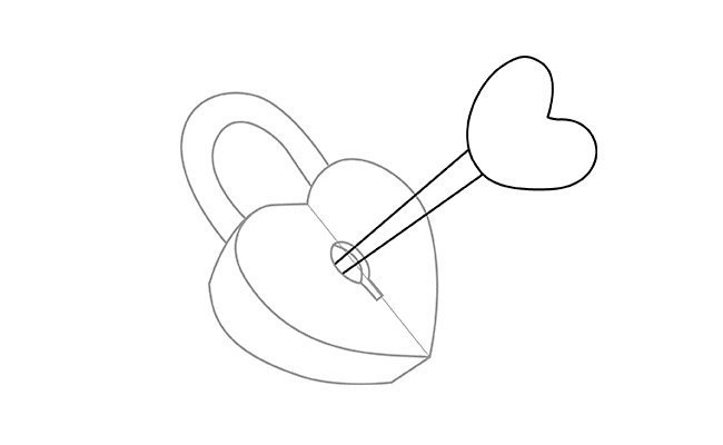Herzschloss Mit Schlüssel Zeichnen - Dekoking - Diy Bastelideen ganzes 3D Bilder Zeichnen Für Kinder,