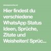 Hier Findest Du Verschiedene Whatsapp Status Ideen, Sprüche, Zitate Und für Kinderbilder Über Whatsapp
