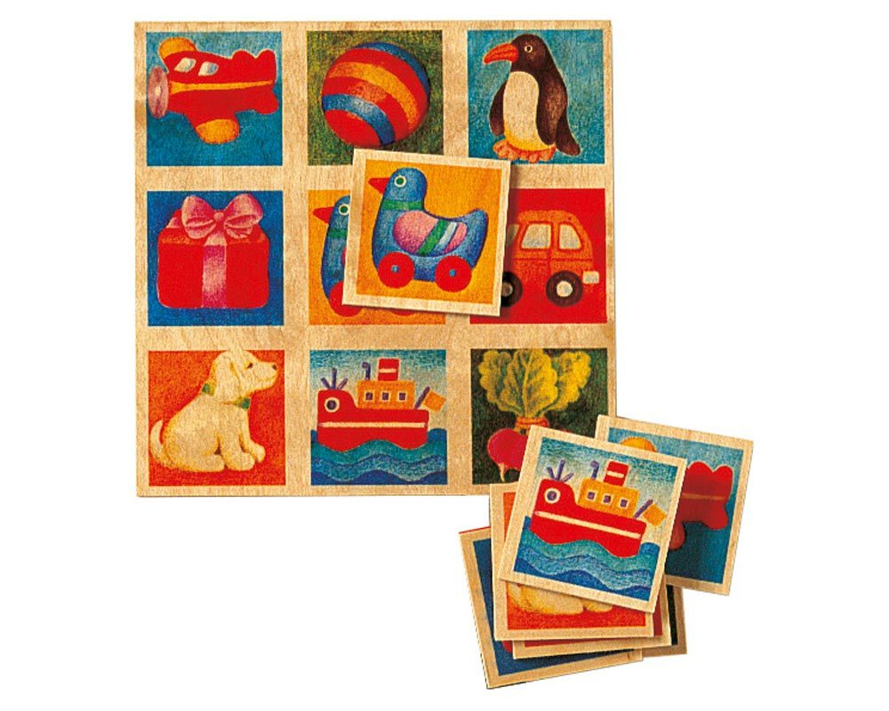 Holz Bilderlotto, Spiel Mit 30 Teilen Für Kinder - Selecta Spielzeug ganzes Kinder Bilder Sortieren