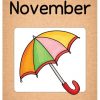 Ideenreise - Blog | Monatsplakate „November&quot; ganzes Kindergarten Jahreszeiten Bilder