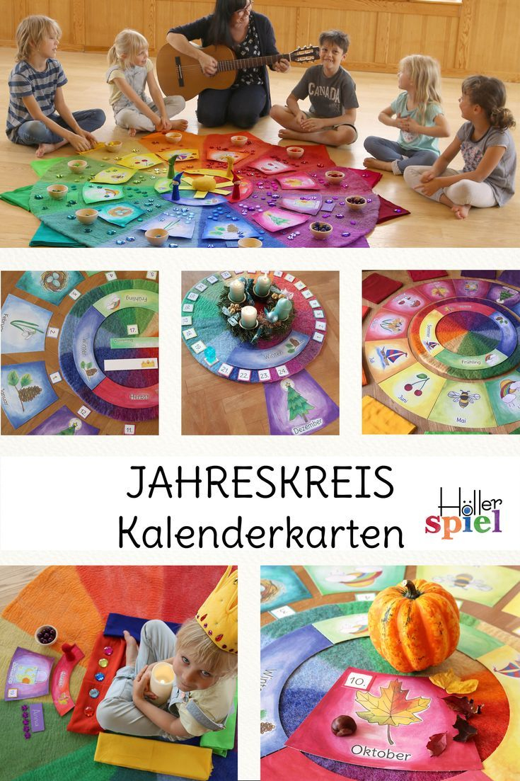 Kalenderkarten Für Den Jahreskreis | Jahreszeiten Kindergarten mit Bilder Kinder Jahreszeiten