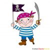 Karneval Clipart Pirat über Kinder Bilder Gratis