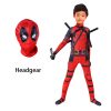 Kinder Deadpool Superhero Kostüm Jungen Jumpsuit Maske Karneval Party über Bilder Kinder Mit Maske