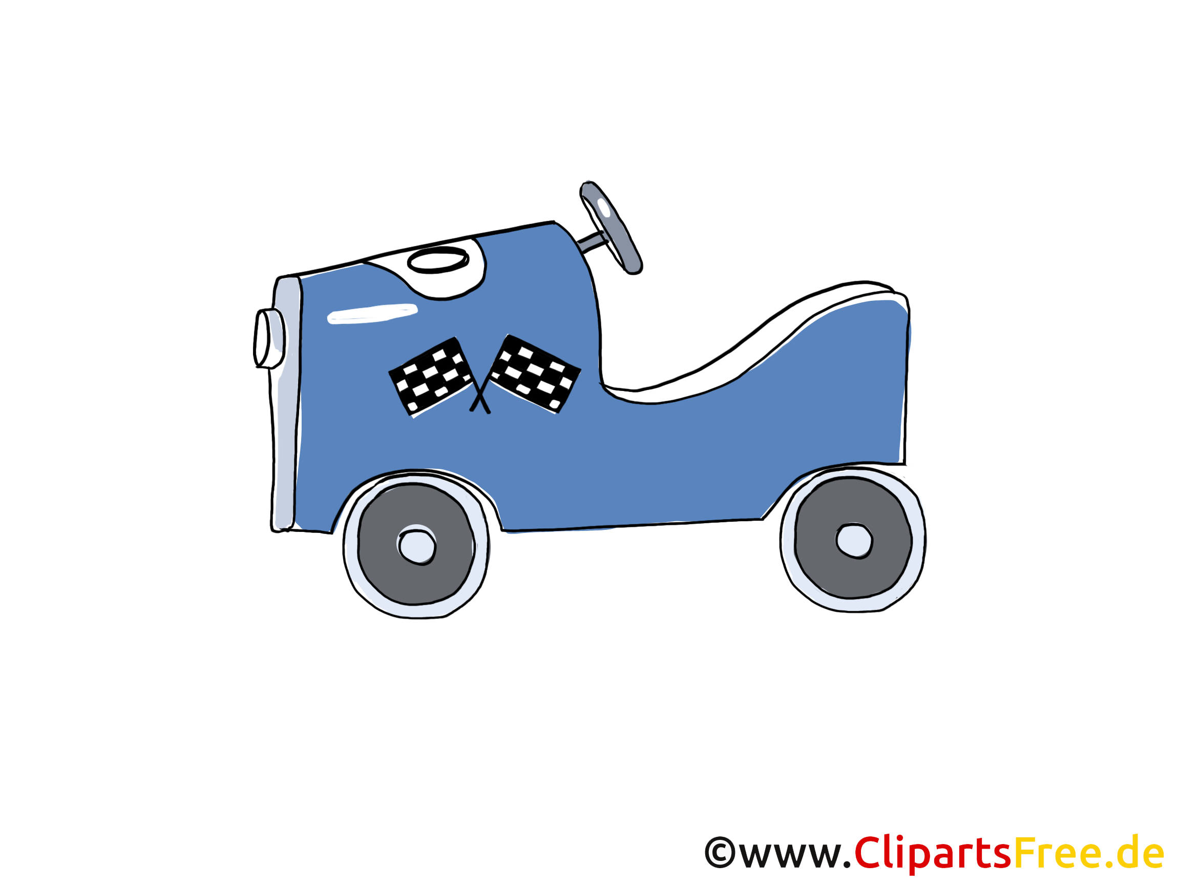 Kinder-Fahrzeug Clipart, Bild, Cartoon, Comic, Grafik in Kinder Bilder Auto