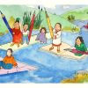 Kinder I - Fluss, Schule, Zeichnung, Lineal Von Grufttaube Bei Kunstnet bei Kinderbilder Präsentieren