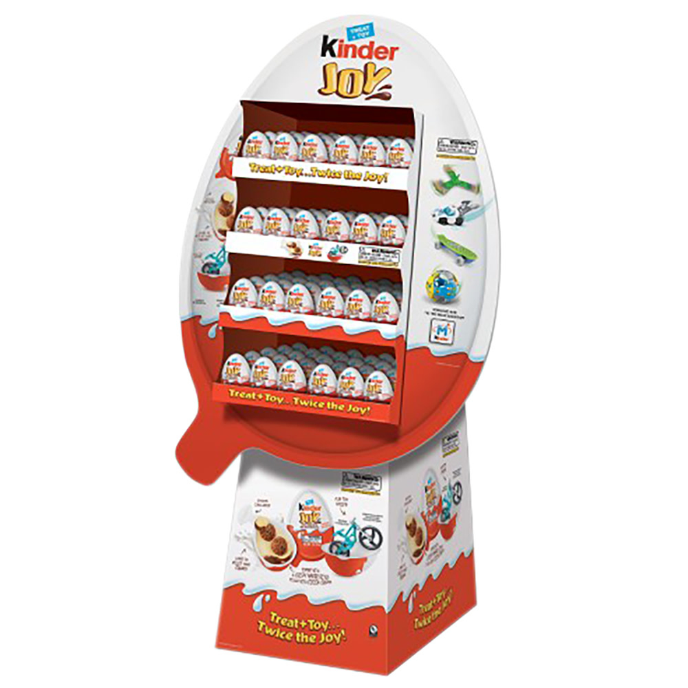 Kinder Joy Chocolate And Toy Surprise 0.7 Oz Shipper in Kinder Joy Image,