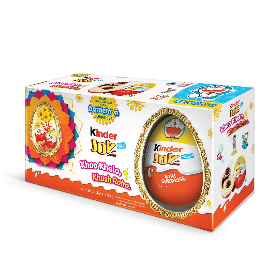 Kinder Joy Diwali Pack With Doraemon Surprise - Harish Food Zone innen Kinder Joy Picture,