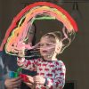 Kinder Malen Regenbogen: Gegen Corona in Kinder Corona Bilder