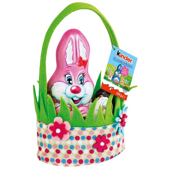 Kinder Mix Osterkörbchen Rosa 105G | Online Kaufen Im World Of Sweets Shop innen Kinder Überraschungsei Bilder