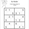 Kinder-Sudoku 6X6 - Schwer für Sudoku Kinder Bilder