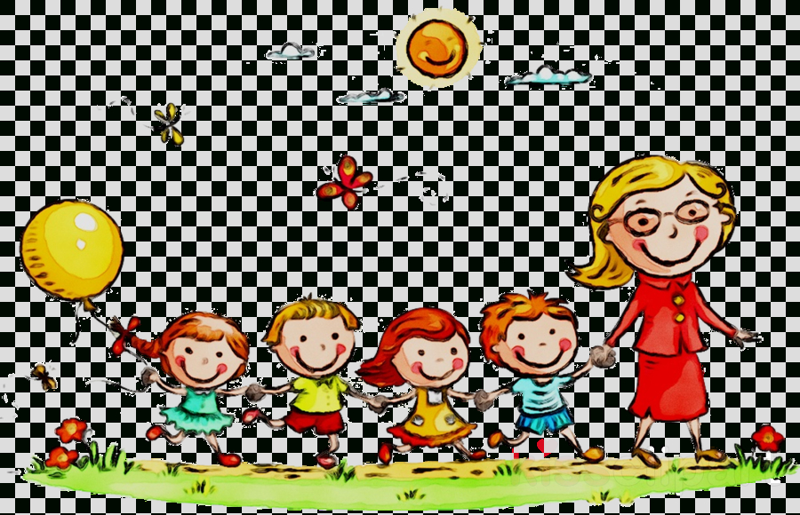 Kindergarten Cartoon Clipart - Kindergarten, School, Education bei Kindergarten Bilder Clipart