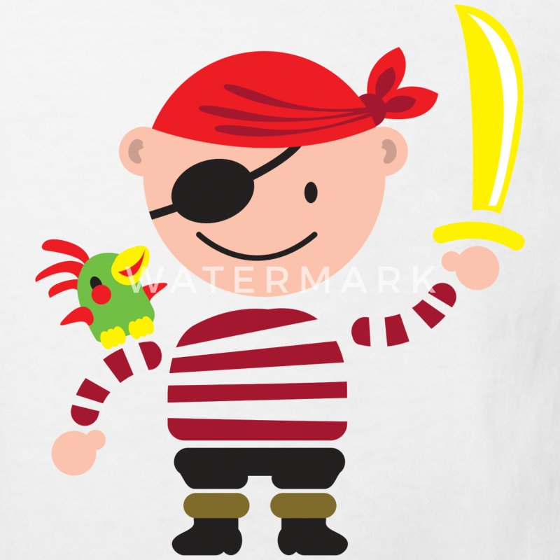Kleiner Pirat Mit Papagei T-Shirt | Spreadshirt innen Piraten Kinder Bilder