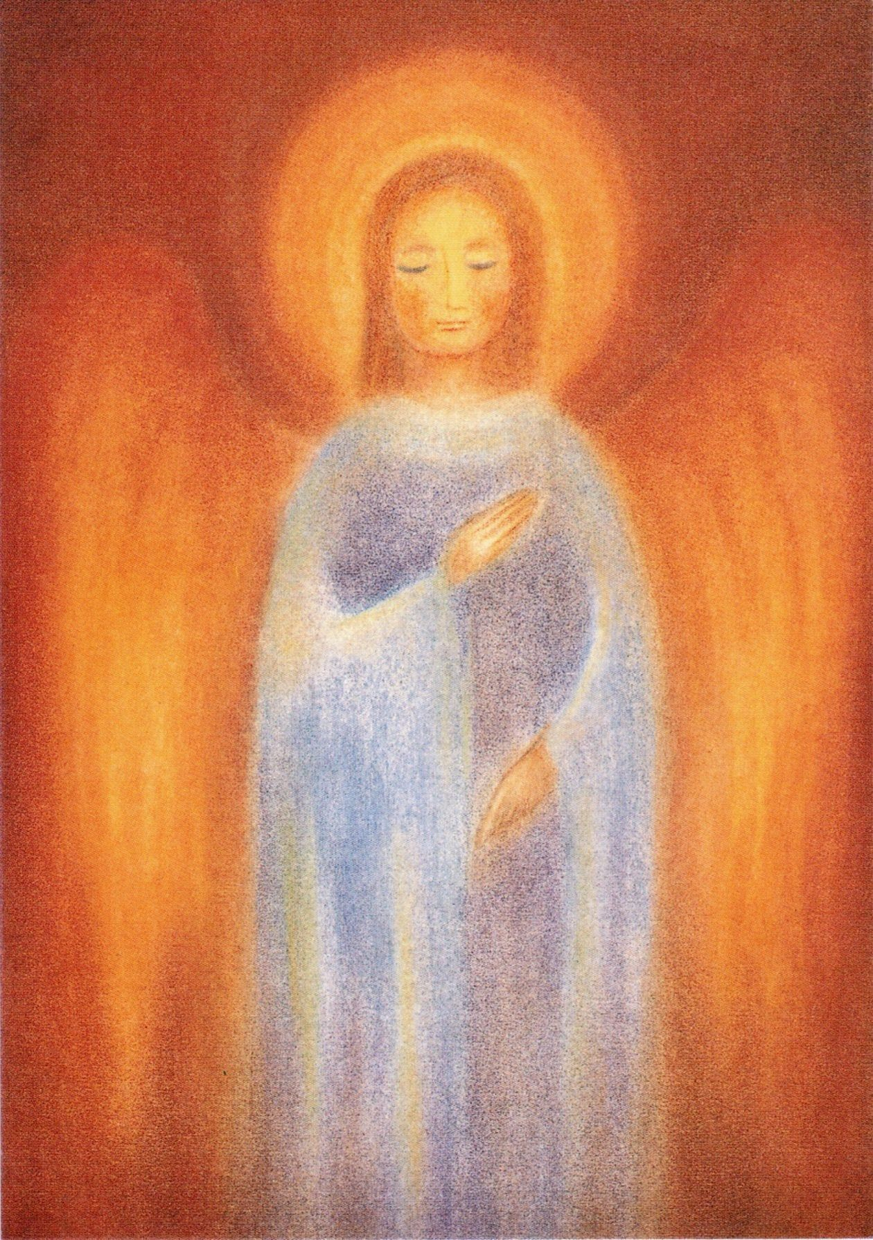 Kunstdruck, Klein - Schutzengel - Engel Bild - Jahreszeitentisch bestimmt für Kinder Engel Bilder