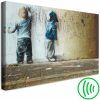 Leinwand Bilder Banksy Abstrakt Kinder Wandbilder Xxl Wohnzimmer in Leinwandbilder Kinder