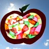 Lifestylemommy: Diy, Kids- Basteln Im Herbst, Apfelfensterbild über Kinder Bilder Herbst
