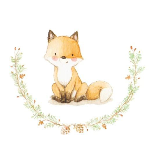 Little Fox | Fuchs Zeichnung, Niedliche Zeichnungen Und Art, Illustration verwandt mit Kinder Bilder Fuchs