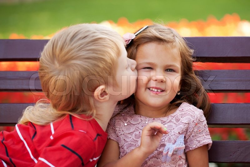 Love Concept. Couple Of Kids Loving  | Stock Image | Colourbox für Kinder Bilder Real