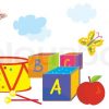 Lustige Banner Für Kinder Und Kindergarten Mit Spielzeug, Blumen bei Kindergarten Bilder Preise