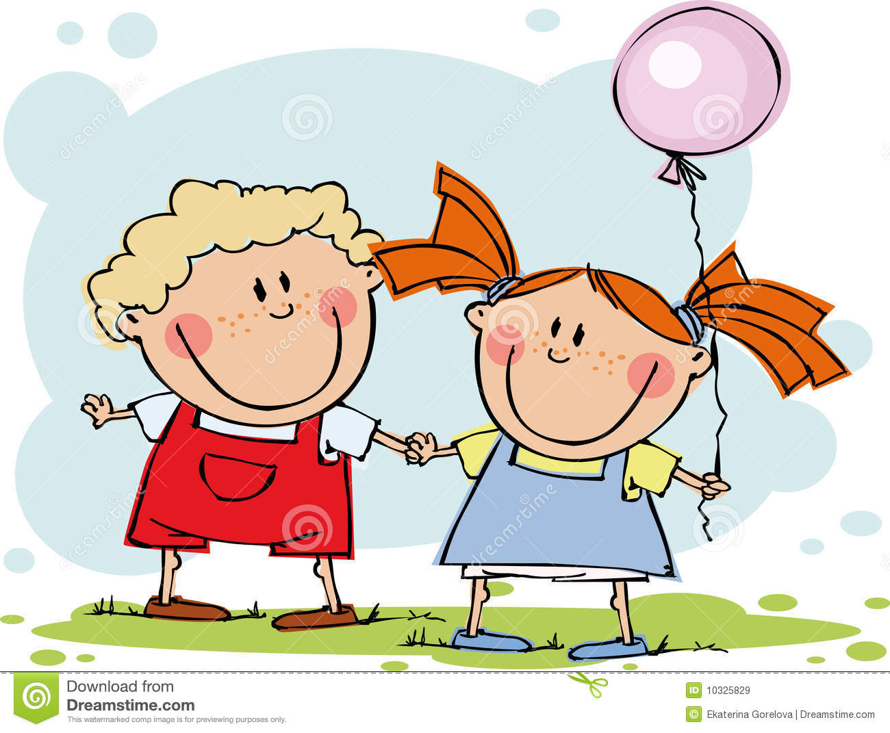Lustige Kinder Mit Ballon Vektor Abbildung. Illustration Von Lustig verwandt mit Bilder Kinder Essen Comic