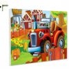 Magnettafel Kinder Kleiner Roter Traktor | Kinder | Motiv-Magnettafeln verwandt mit Traktor Kinder Bilder