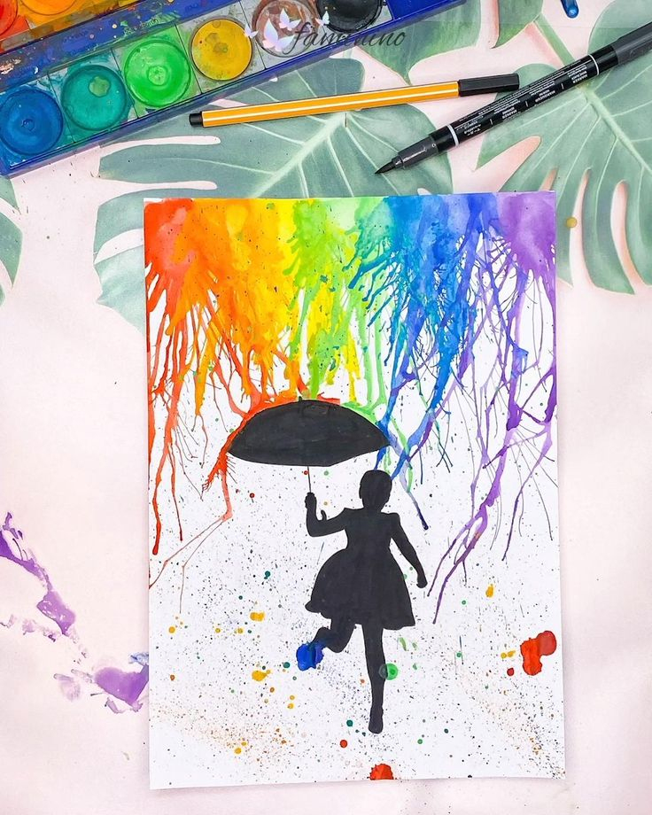 Malen Mit Tusche: Kreative Ideen Mit Wasserfarben Für Kleine Und Große ganzes Wenn Kinder Schwarze Bilder Malen