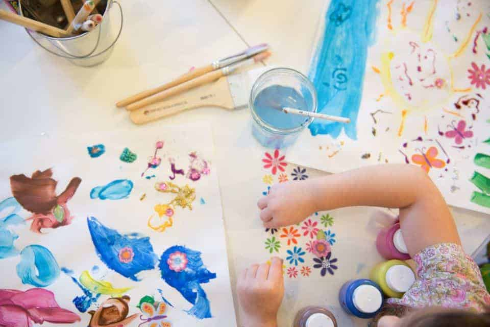Malen Und Basteln Für Kinder Unter Drei - Mütterberatung für Wenn Kinder Traurige Bilder Malen