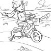 Malvorlage Fahrrad Fahren - Kostenlose Ausmalbilder ganzes Wann Malen Kinder Bilder