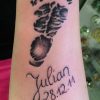 Name-Tattoo: Ideen Für Unterarm, Handgelenk, Fuß, Schulter Und Rücken in Kinder Tattoos Bilder