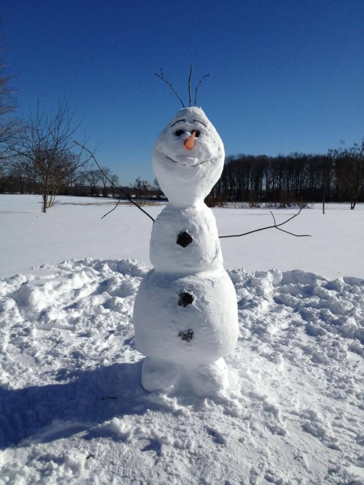 Olaf Bauen Für Spaß Im Winter | Winter Fun, Snowman, Snow Fun ganzes Kinder Bilder Winter