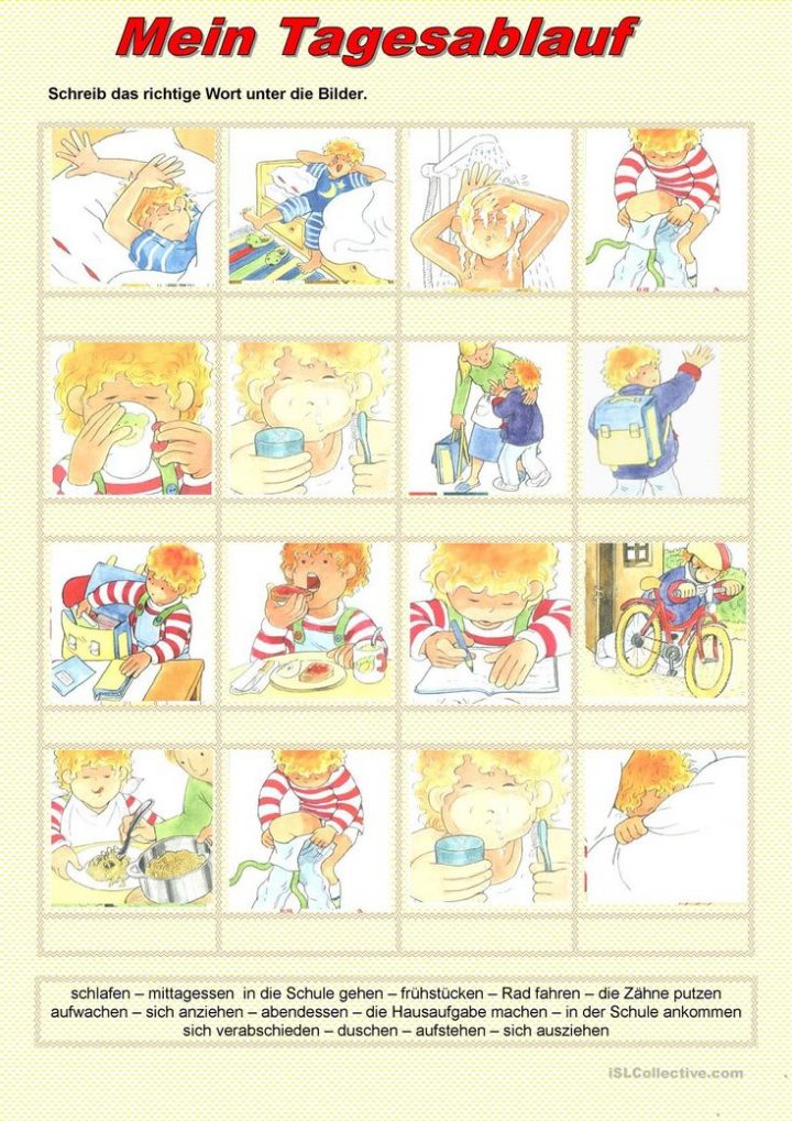 One-Click Print Document | Mein Tagesablauf, Tagesablauf Kinder über Kinder Routine Bilder