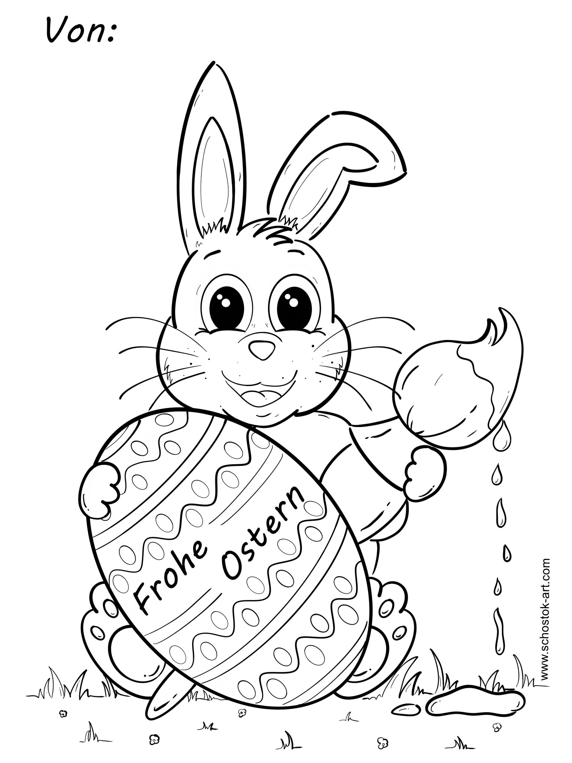 Osterhase Ausmalbild | Coloring Books, Cool Coloring Pages, Coloring innen Ostern Kinder Bilder