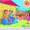 Pausenspiele Garten Kinder — Agnes Karikaturen / Webseite Funktioniert über Kinder Picture Cartoon,