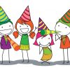 People Birthday Party | Stock Vector | Colourbox bei Kinder Comic Bilder Kostenlos